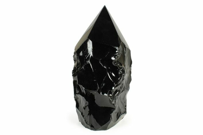 Free-Standing Polished Obsidian Point - Mexico #242436